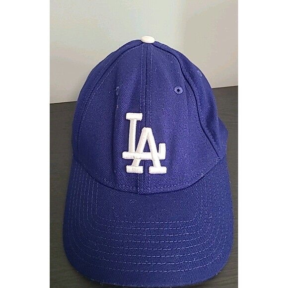 New Era 39Thirty Unisex Baseball Cap LA Los Angeles Dodgers Royal Blue Sm-Med - Picture 3 of 7